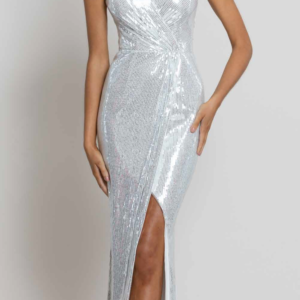 BARIANO EMILLE JERSEY SEQUN GOWN B42D23-L